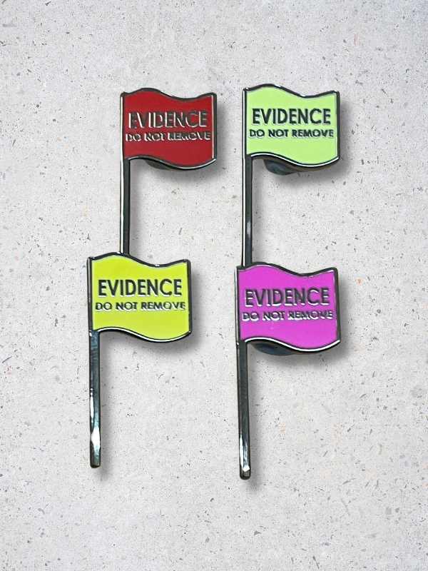 Crime Scene Evidence Flags