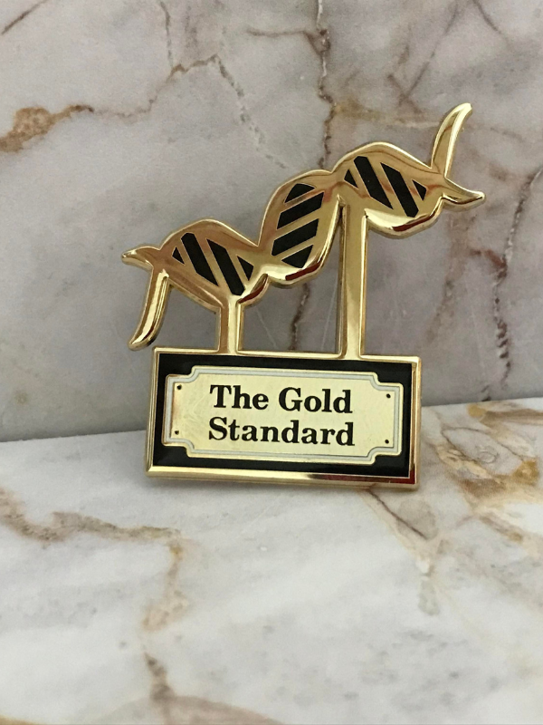 The Gold Standard DNA Trophy