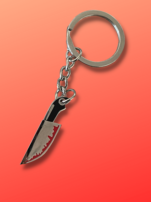 Crime Scene Knife Keyring