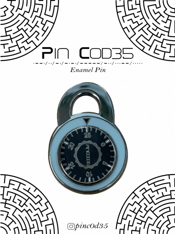 Spinning Safe Padlock PinC0d35