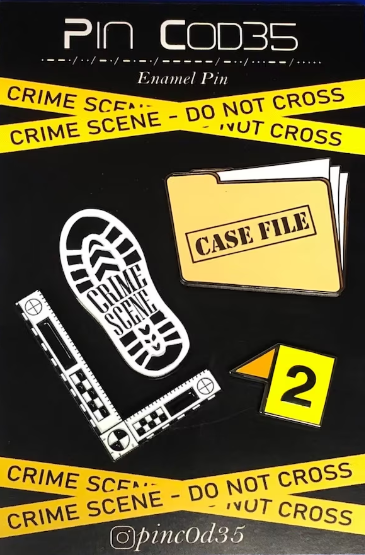 Crime Scene Enamel Pin Set 2