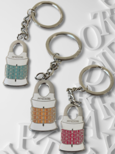 Four Letter Word Padlock Keyring