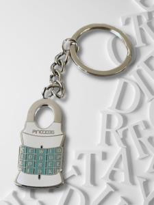 Four Letter Word Padlock Keyring