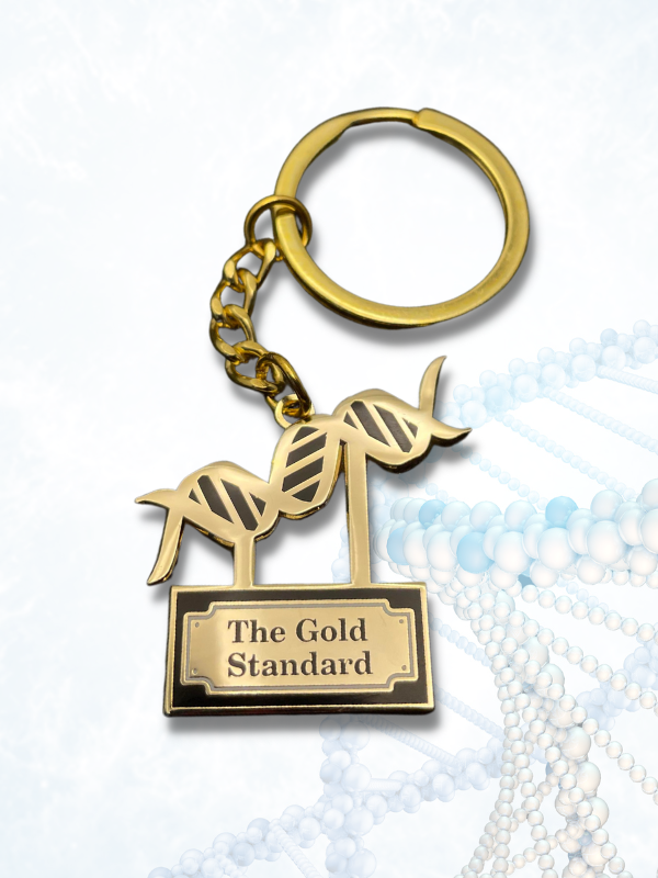 DNA Gold Standard Keyring