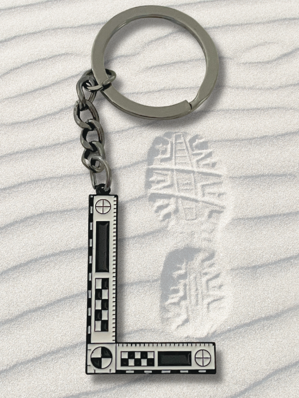 Forensic Ruler Keyring