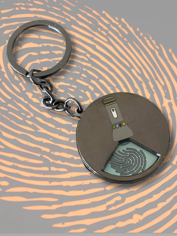 Spinning Forensic Tourch Keyring