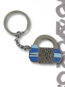 Five Letter Word Padlock Keyring