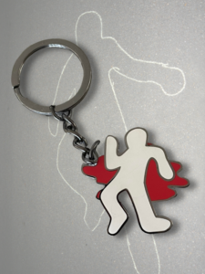 Body Outline Keyring