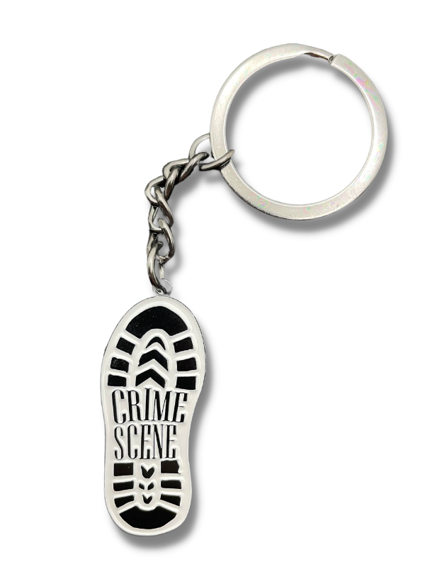 Crime Scene Footwear Keyring