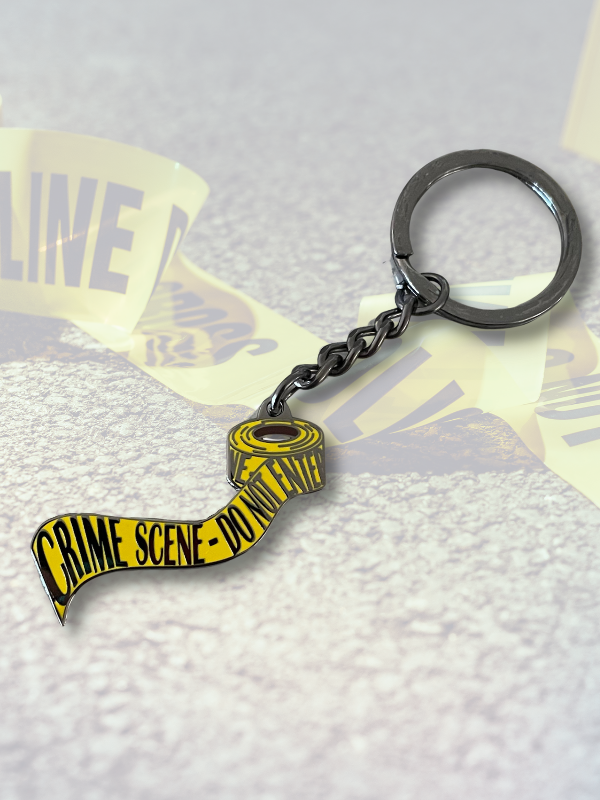 Crime Scene Tape Keyring