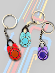 Directional Padlock Keyring