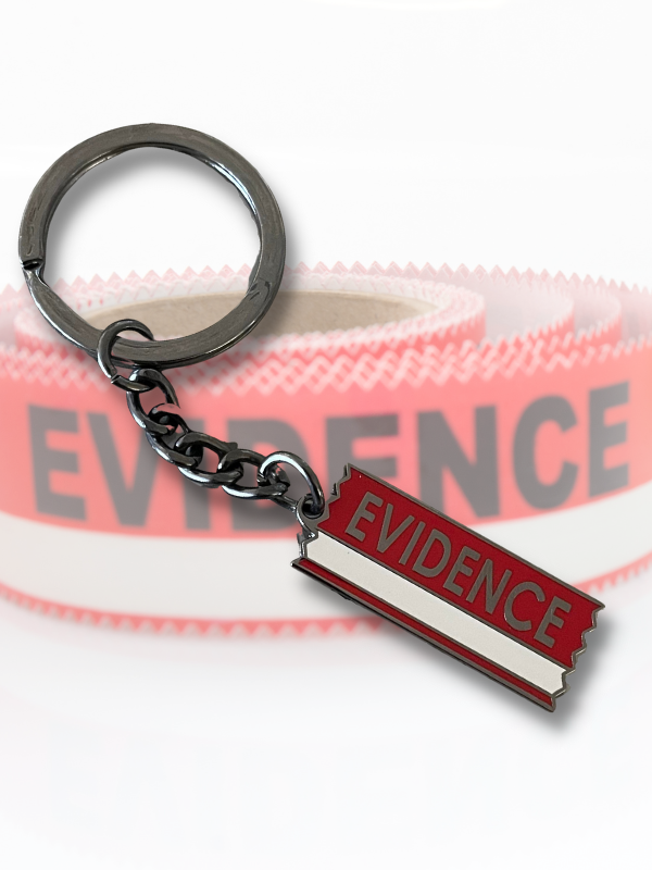 Evidence Tape Keyring