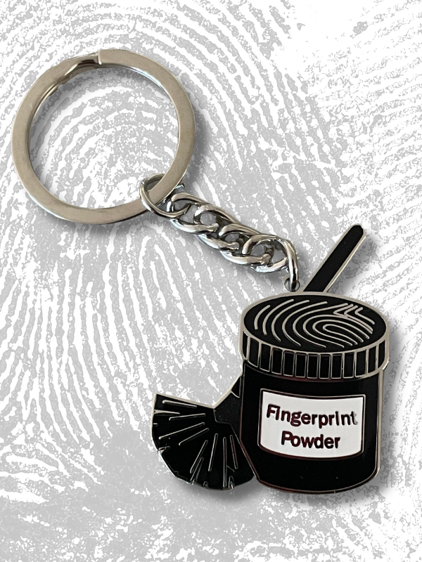 Fingerprint Powder Keyring