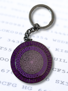 Spinning Decipher Wheel Keyring