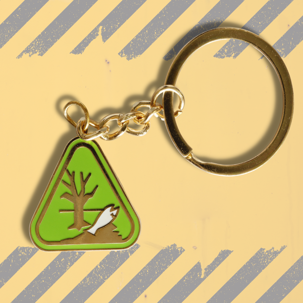 Hazard Symbol - Enviromental Keyring