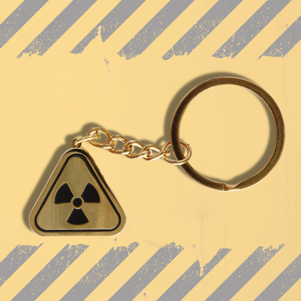 Hazard Symbol - Radiation Keyring