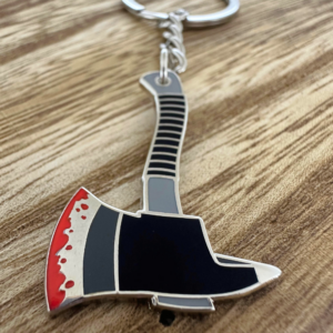 Axes with Blood Keyrings